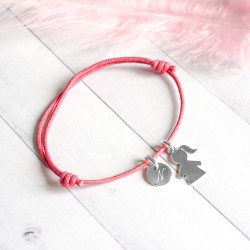 Bracelet gravé Bout'Chou et Rond - Argent