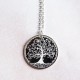 Collier gravé arbre de vie - Argent