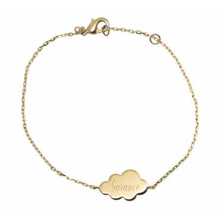 Bracelet Sur un nuage - Plaqué or