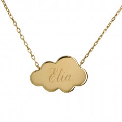 Collier Sur un nuage - Plaqué or