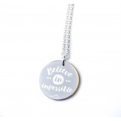 Citations - Collier pendentif 27 mm