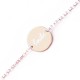 Bracelet personnalisé prénom pour femme, médaille 14 mm - Argent