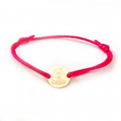 Bracelet gravé ours pour enfant en argent ou plaqué or